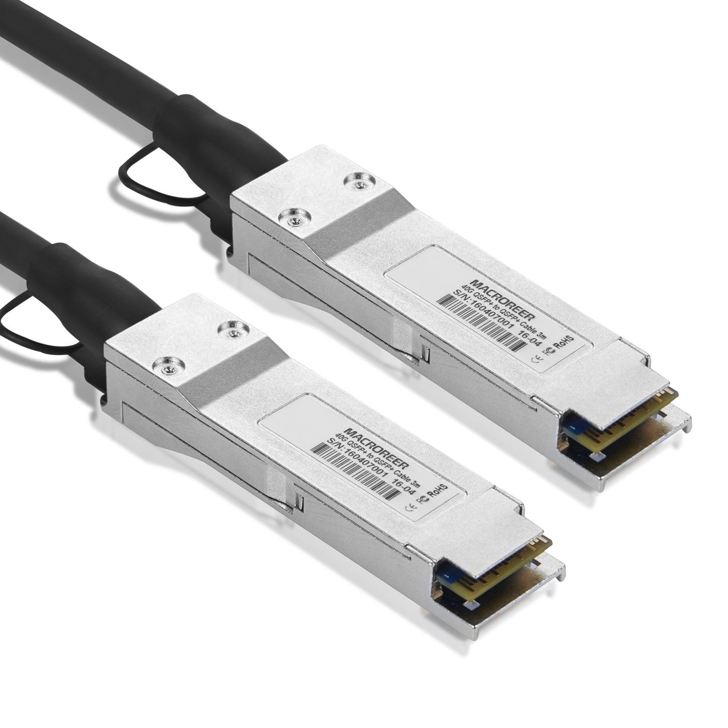40G QSFP+ DAC Cable- CR4 Passive Direct Attach Copper Twinax QSFP Cable Compatible with Ubiquiti UDC-1, 1-Meter (3.3ft)