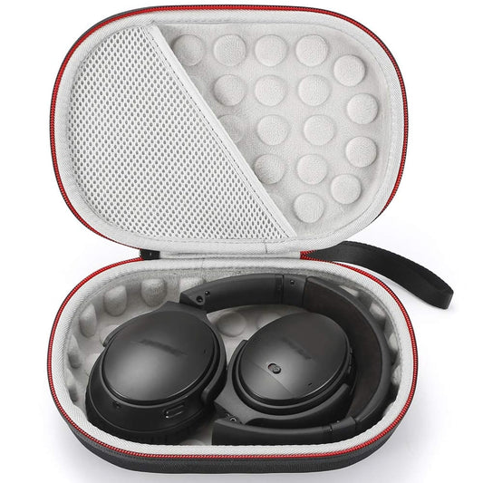 Hard Case for Bose QuietComfort 35 (Series II), QC35, QC25, QC15 Wireless Headphones Accessories. Travel Carrying Storage Bag - Black