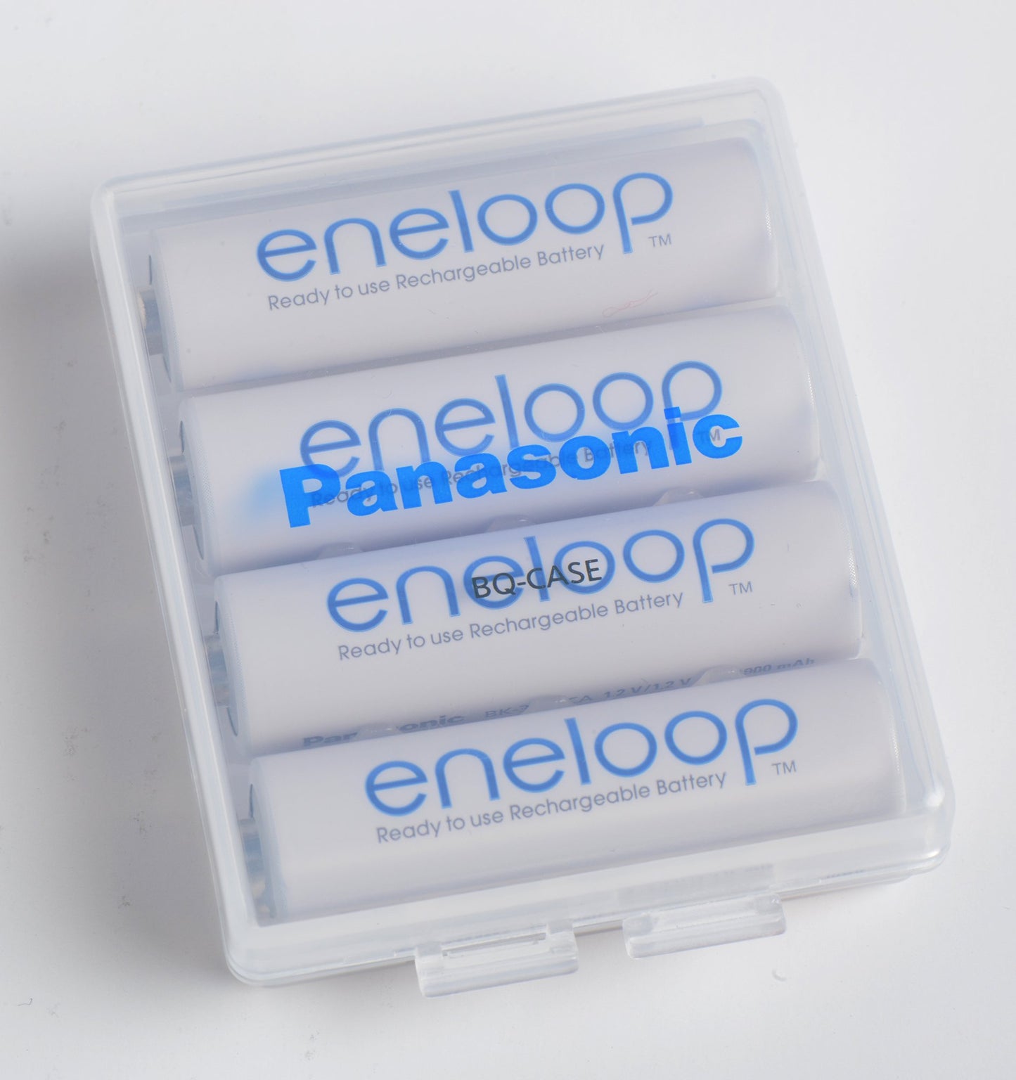 Eneloop Panasonic BQ-CASE2SA Battery Storage Cases with 4AA or 5AAA Battery Capacity, Pack of 2