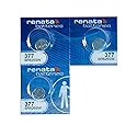 Renata Silver Oxide Watch Battery 377 - SR626SW (3 Batteries)