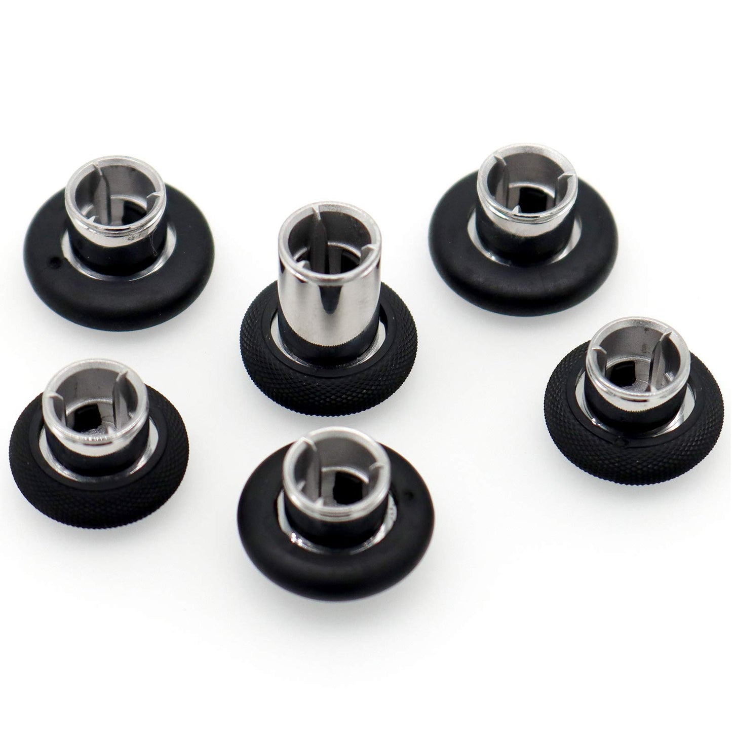 Deal4GO 6-Pack Replacement Magnetic Analog Thumbstick Swap Set for Xbox Elite 2 Controller Thumb Stick Black