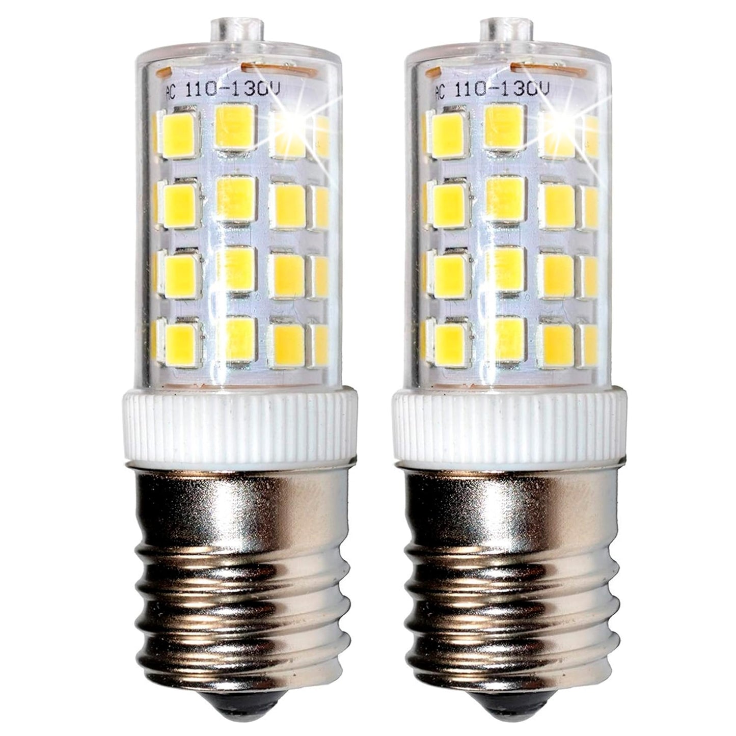 HQRP 2-Pack 110V E17 Dimmable LED Light Bulb Cool White Compatible with Bosch HMV9305-01 / 25T8N / 423878 Replacement