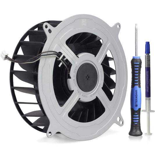 Gorliskl Internal Cooling Fan Replacement for Sony PlayStation 5 PS5 Series,New PS5 CPU Cooler Fan 23 Blades