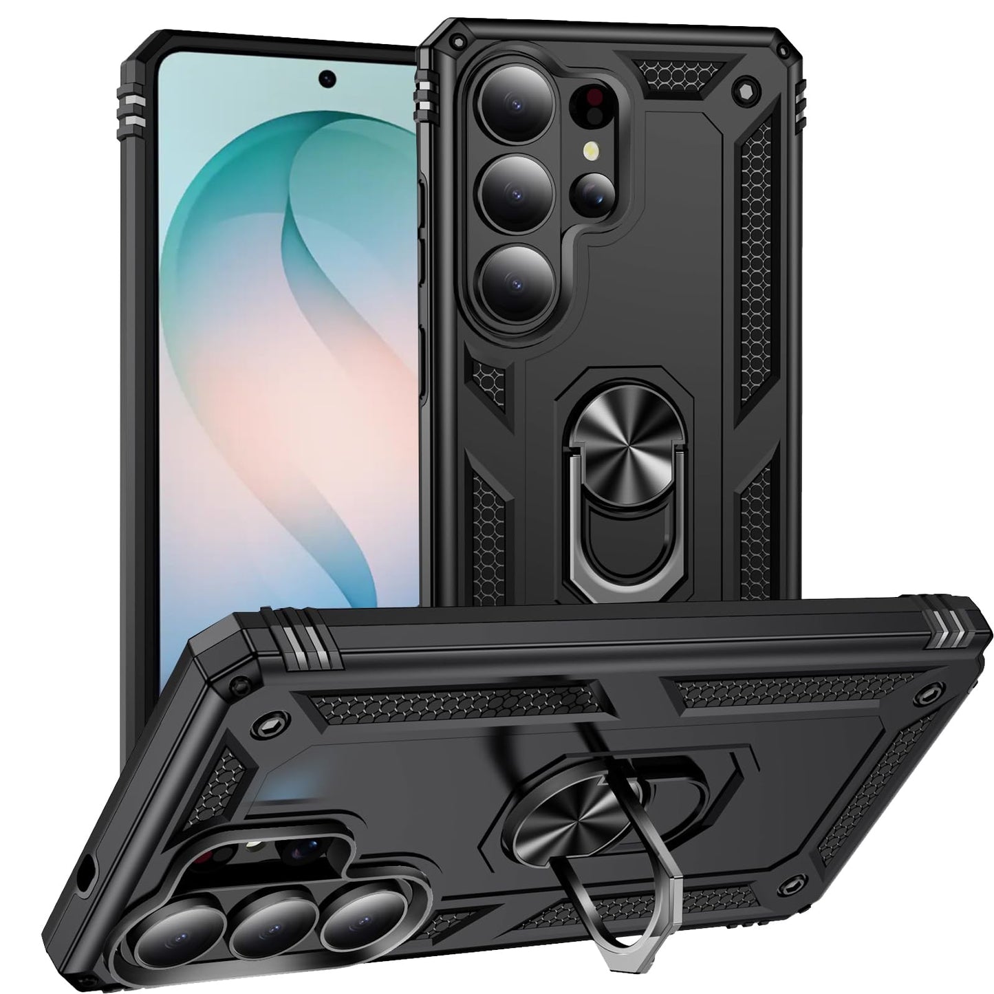 Anvzle for Samsung Galaxy S26 Ultra 5G Case, Dual Layer Protective Heavy Duty Armor Rugged [Military-Grade] Protective ?for Galaxy S26 Ultra Magnetic