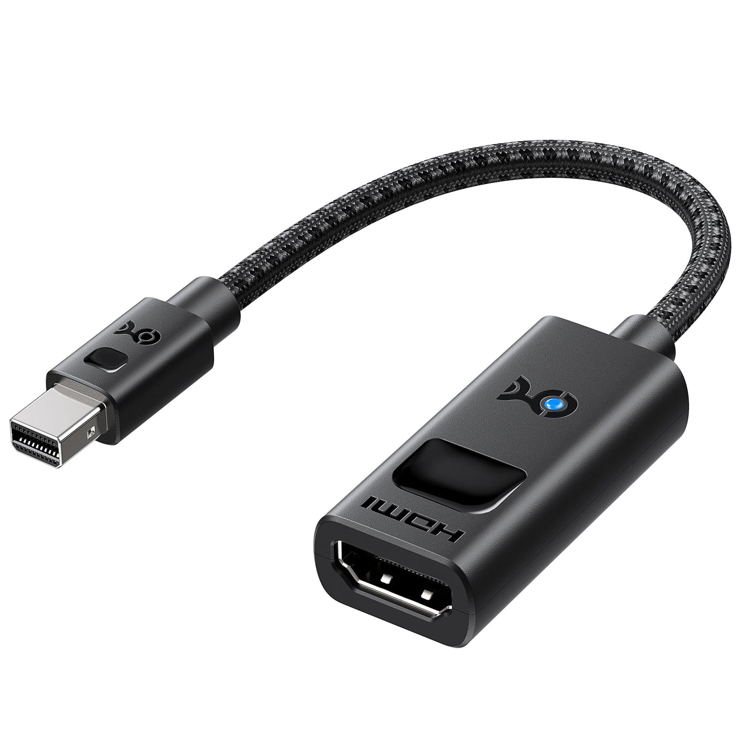 Cable Matters Active 8K Mini DisplayPort 1.4 to HDMI 2.1 Adapter with 4K 240Hz / 8K 60Hz, Unidirectional Mini DisplayPort to HDMI 2.1 Cable Adapter