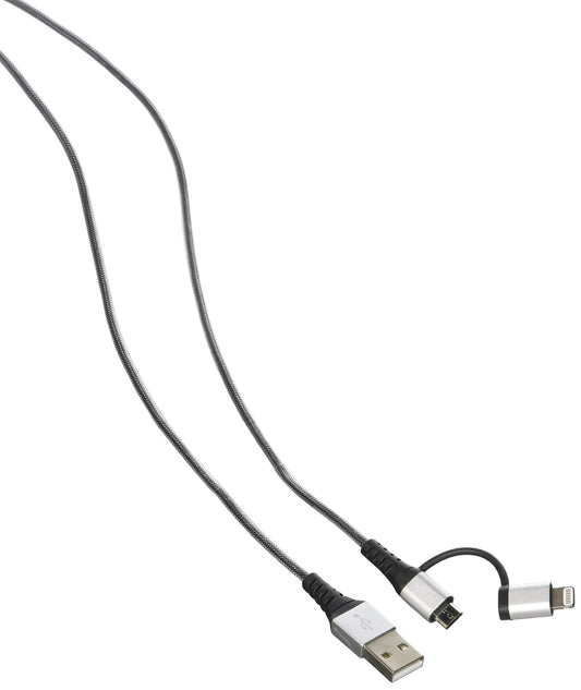 Hottips Lightning Cable for iOS and Android - Black,24845