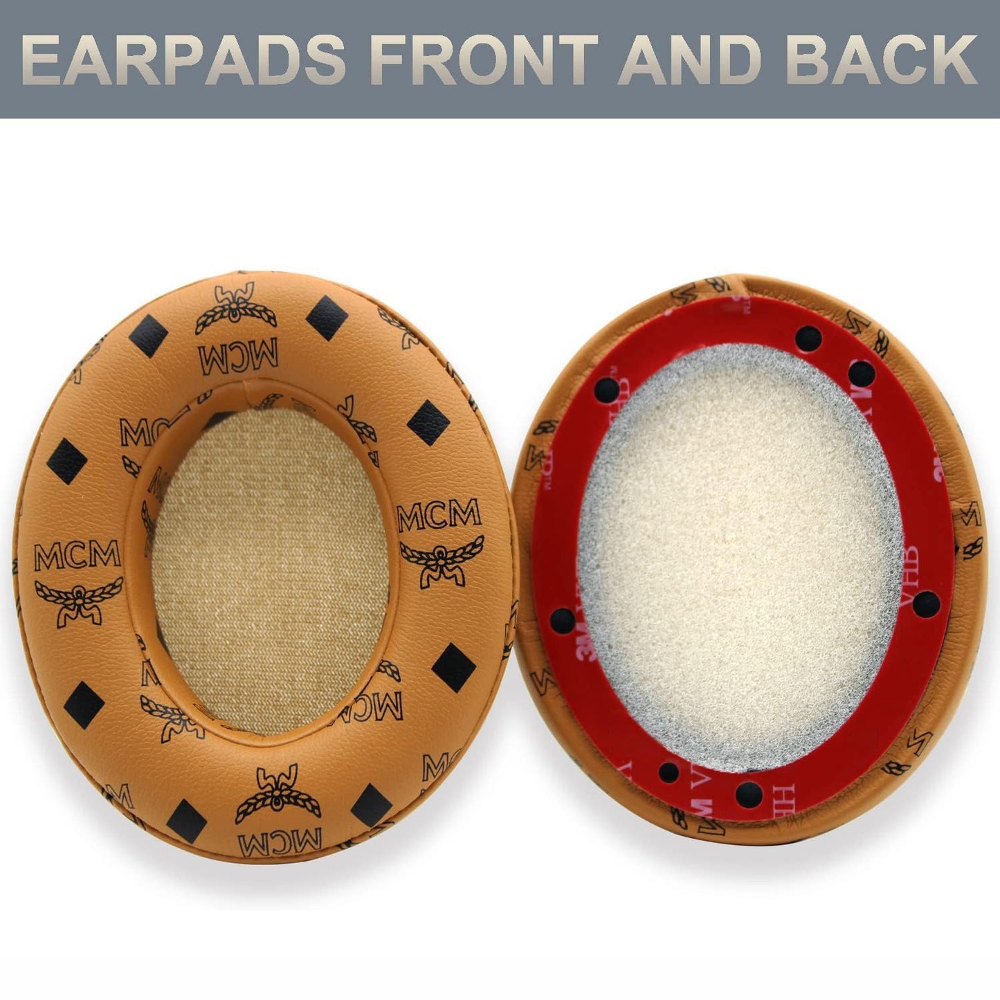Replacement Ear Pads Protein PU Leather Ear Cushion Compatible with Beats by Dr.Dre Studio 2.0 Studio 3 B0500 B0501 Wired Wireless Over-Ear Headphones