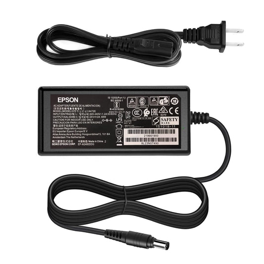 24V AC Adapter Replacement Fit for Epson Perfection Flatbed Photo Scanner V500 V600 V700 V750 V800 V850 PRO 3170 3490 4180 J221A J221 J252A J252…