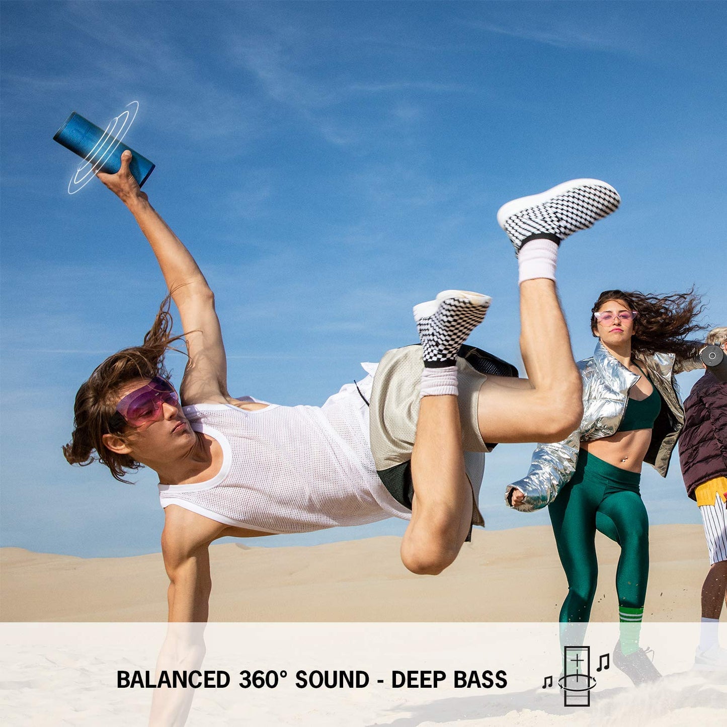 Ultimate Ears Boom 3 Portable Waterproof Bluetooth Speaker - Night Black by Ultimate Ears (Renewed)