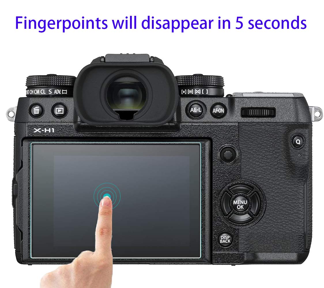 HUIPUXIANG X-T5 Screen Protector for Fuji Fujifilm XT5 Camera (for accessories),[3 Pack] 0.3mm High Definition 9H