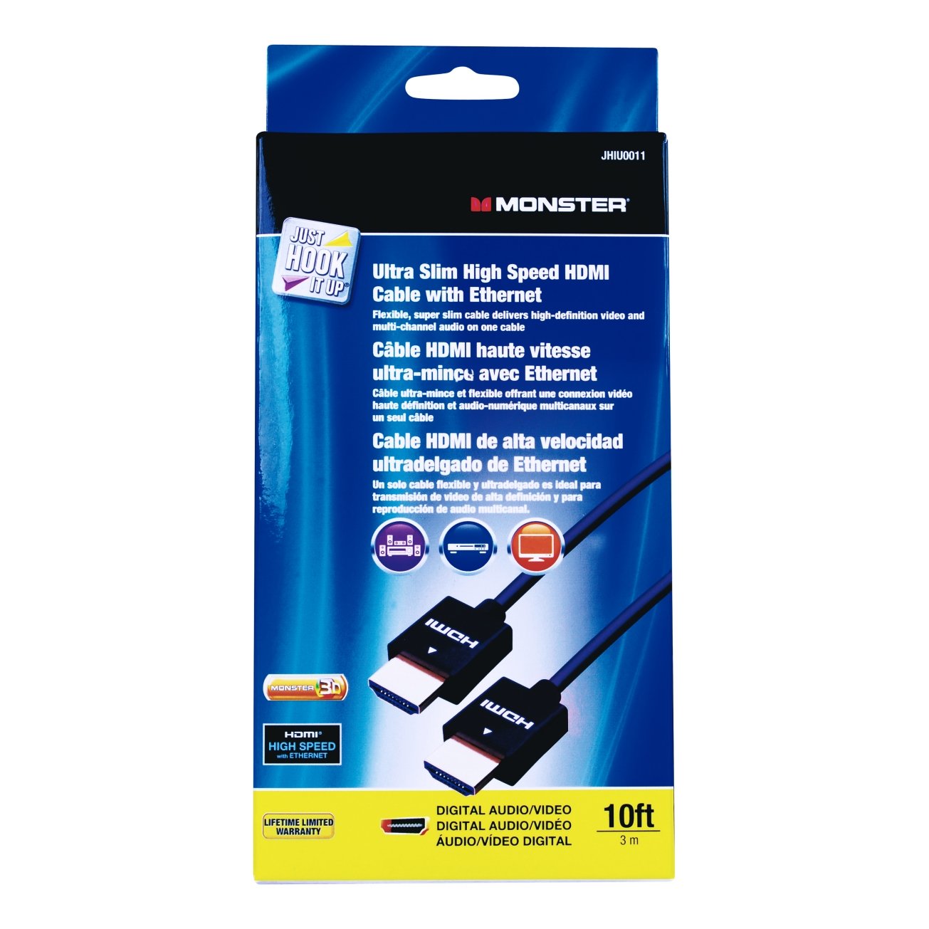 Cable Hdmi Slim 10'