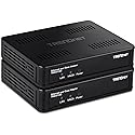 TRENDnet Ethernet Over Coax MoCa 2.5 Adapter (2-Pack), TMO-312C2K, Backward Compatible with MoCA 2.0/1.1/1.0, RJ-45 Gigabit LAN Port, Supports Net