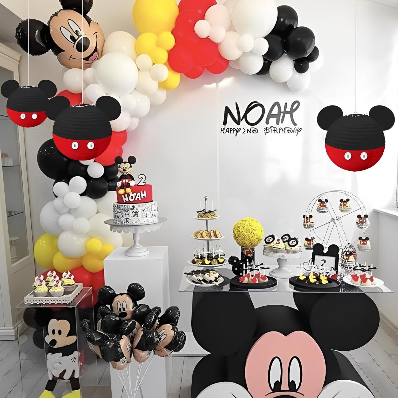 amscan Mickey Mouse Forever Paper Lanterns - 11 3/4", 3 Pcs