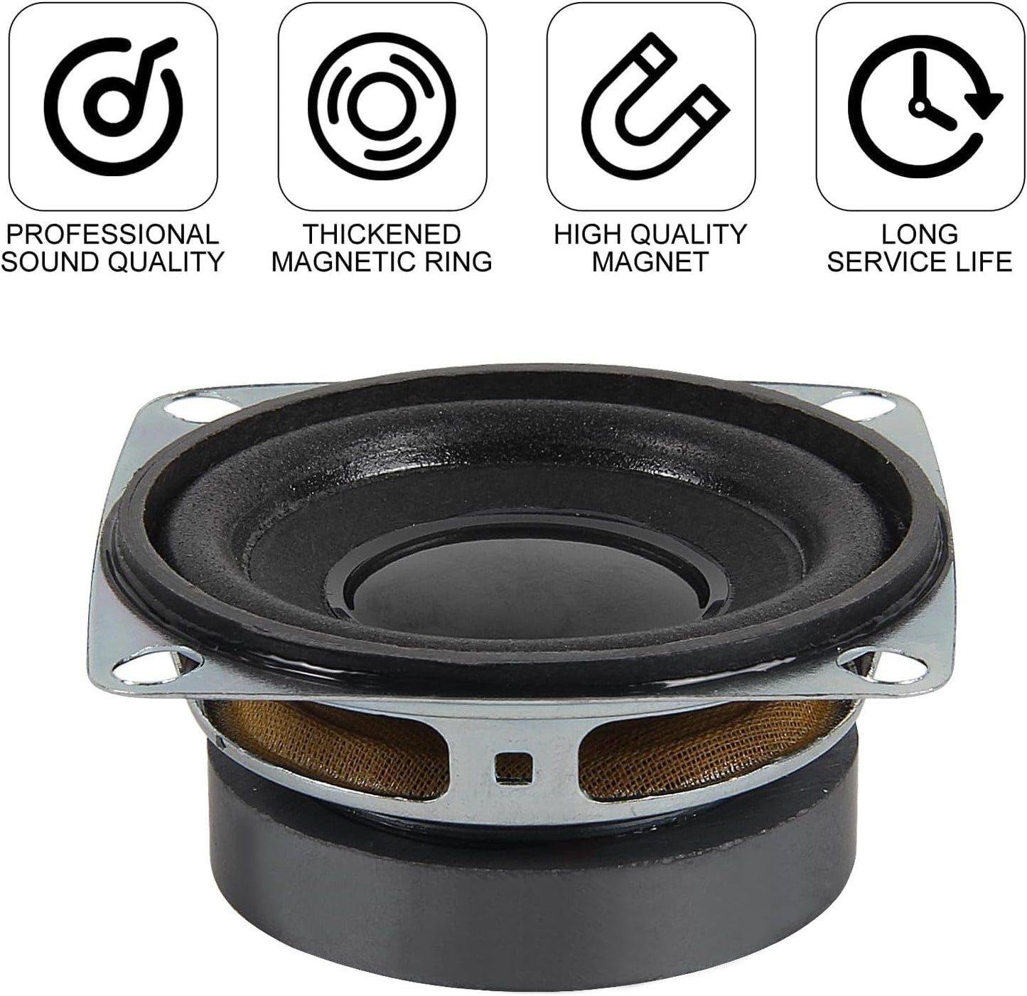 D-FLIFE 1.67" 8Ohm 3W Full Range Audio Speaker Stereo Woofer Loudspeaker for Arduino (2pcs)