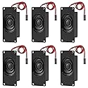 XIITIA 6pcs Speakers 3 Watt 4 Ohm Mini Speaker 4ohm 3w Loundspeaker Micro Speaker with 2.54mm Dupont Interface Compatible with Small Electronic