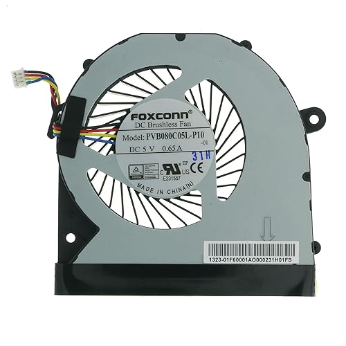 Replacement CPU Cooling Fan for Intel NUC 11 Pro NUC11TNH NUC11TNK 12 Pro NUC12WSH NUC12WSK 13 Pro NUC13ANH NUC13ANK 14 Pro NUC14RVH NUC14RVK NUC14RVS