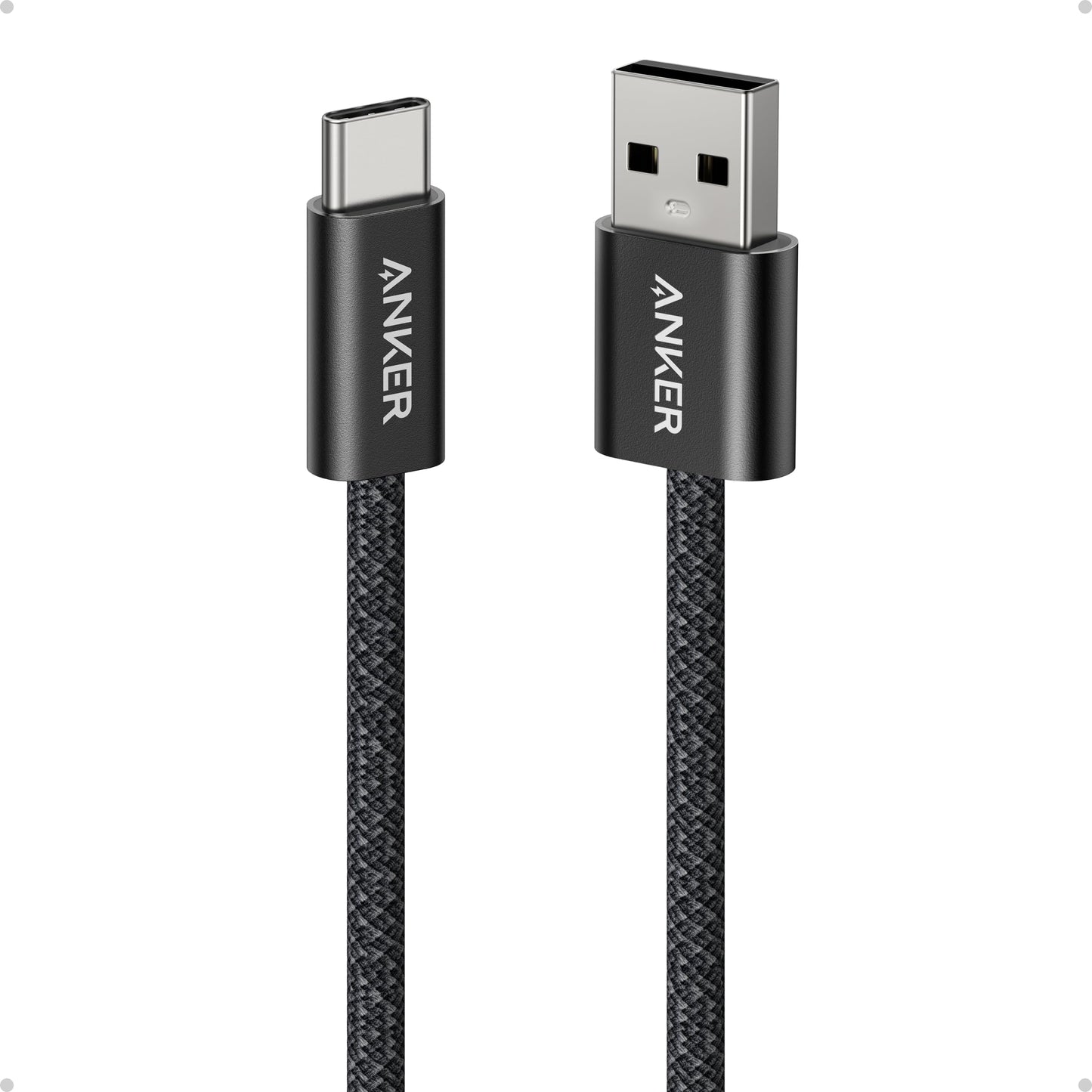 Anker Zolo USB to USB C Cable, Seamless CarPlay Connection Durable and Braided Type C Cable, Premium Look with Slim Connector, for iPhone 17/16