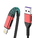 Durcord iPhone Charger, [MFi Certified] 3Pack 1FT USB A Cable for Fast Charger Cable, Durable iPhone Charging Cord Compatible with iPhone Xs…