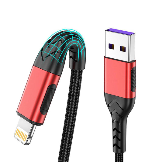 Durcord iPhone Charger, [MFi Certified] 3Pack 1FT USB A Cable for Fast Charger Cable, Durable iPhone Charging Cord Compatible with iPhone Xs…