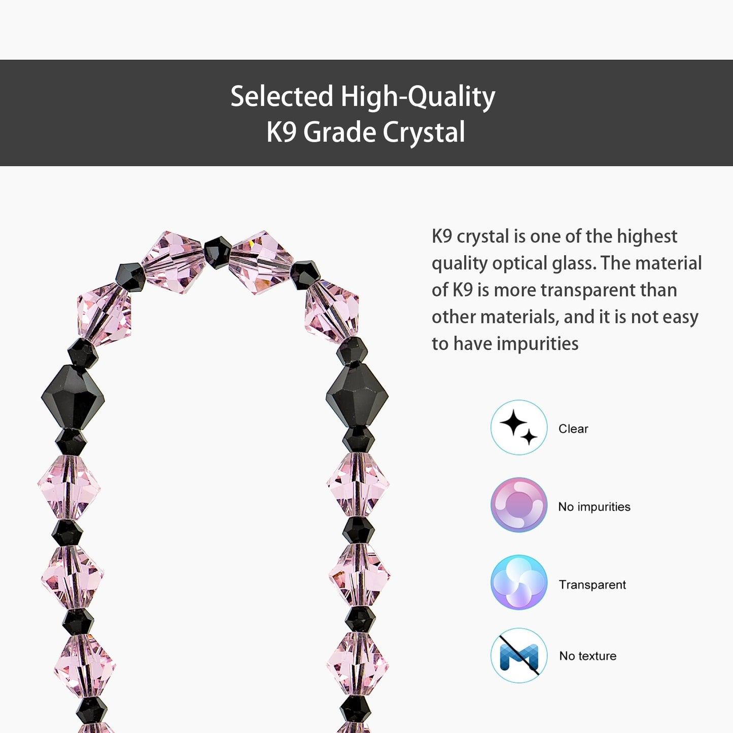 SENLLY Wristlet Phone Lanyard Charm, Selected K9 Crystal Wrist Strap, Use Stainless Steel Hardware, Jewel Gift for Women