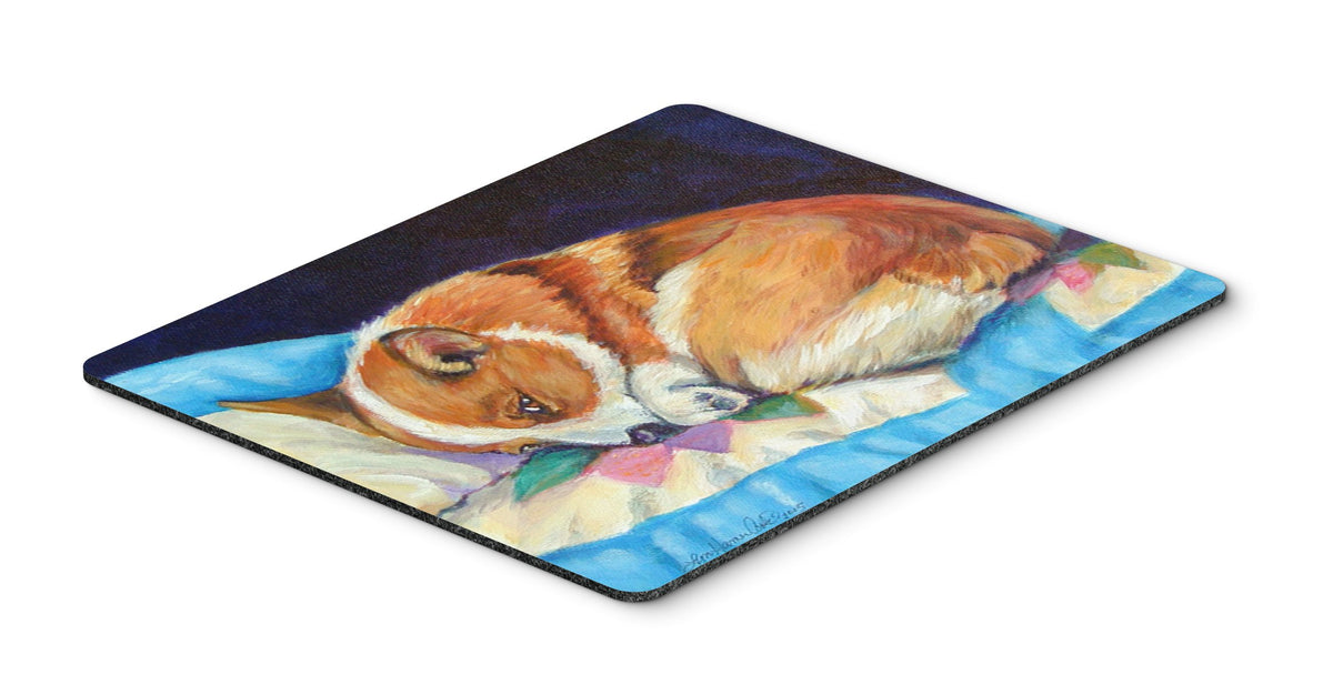 Caroline's Treasures 7291MP Corgi Mouse Pad, Hot Pad or Trivet for Home Office Gaming Working Computers Laptop Mouse Mat,Washable Large Mousepad