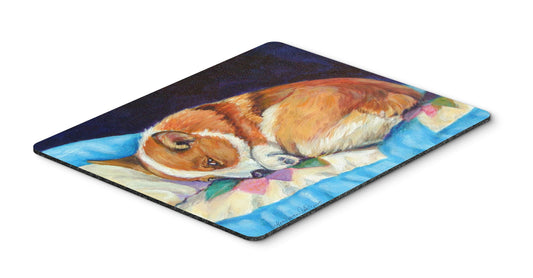 Caroline's Treasures 7291MP Corgi Mouse Pad, Hot Pad or Trivet for Home Office Gaming Working Computers Laptop Mouse Mat,Washable Large Mousepad