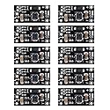 DIANN 10pcs 3.7V to 5V 8V 9V 12V Mini DC-DC Boost Module Step Up Board with LED Indicator for Electronic DIY