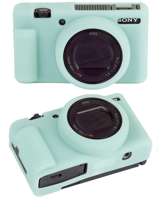 MIOKAU ZV-1F Camera Case, Soft Silicone Protective Case for Sony ZV1F/ZV-1M2/ZV-1 Mark II (NOT for ZV1) Vlog Camera, Lightweight ZV1F Cover (Green)