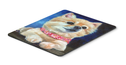 Caroline's Treasures 7392MP Fancy Bandana Pomeranian Puppy Mouse Pad, Hot Pad or Trivet for Home Office Gaming Working Computers Laptop Mouse