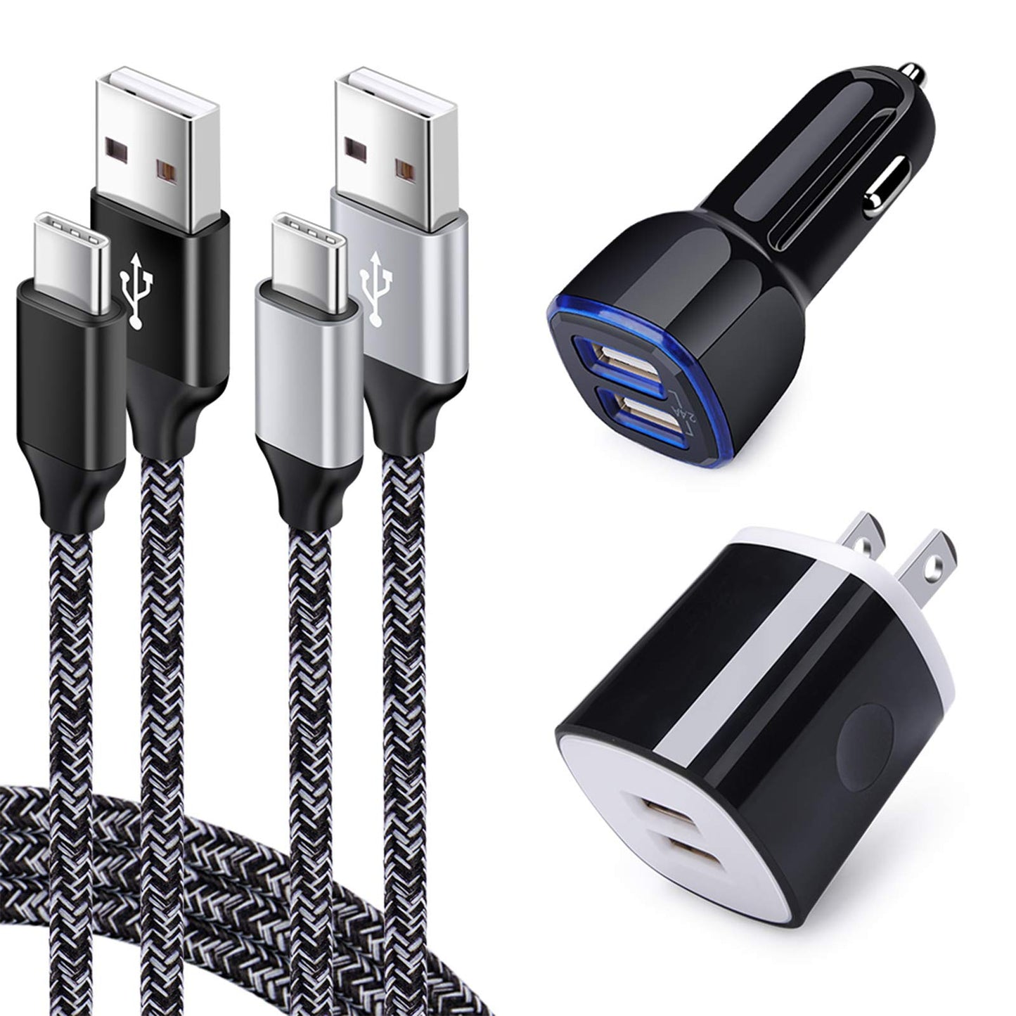 Type C Charger for LG G8 G9 G7 V60 V50 V40 V35 V30 ThinQ Stylo 6 5 4, Samsung Galaxy S25 S24 S23 S22 S21 S20 Ultra A16 5G A15 A14 A35 A55 A54
