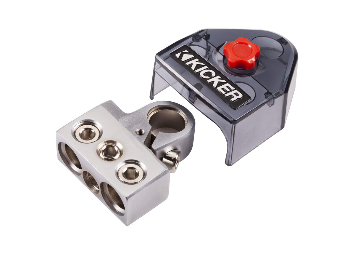 Kicker 46BT4 BTPN3 Positive Or Negative Battery Terminal, 2-0/8GA 1-4/8GA Out