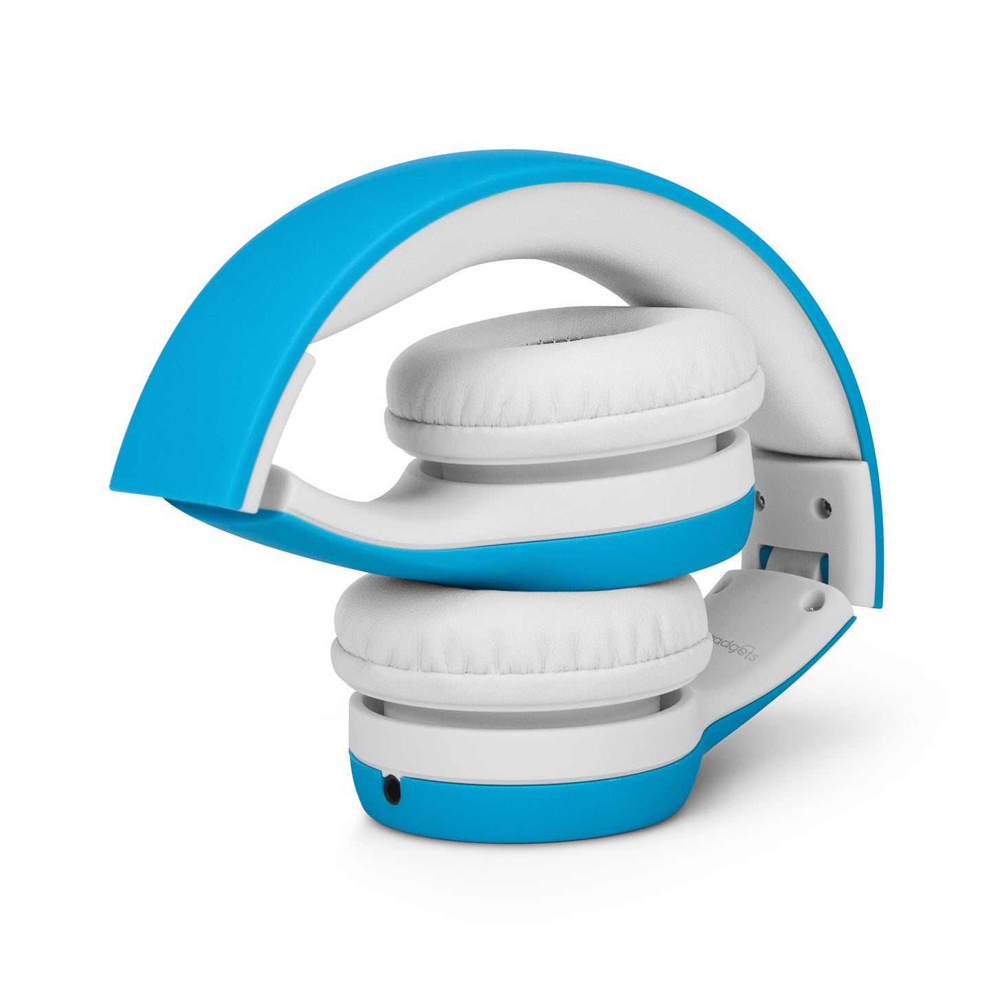 LilGadgets Connect+ Foldable Headphones, Adjustable Fit Soft Touch Padding for Kids with Mic, Volume-Limited & Noise Reduction On-Ear Wired Headset
