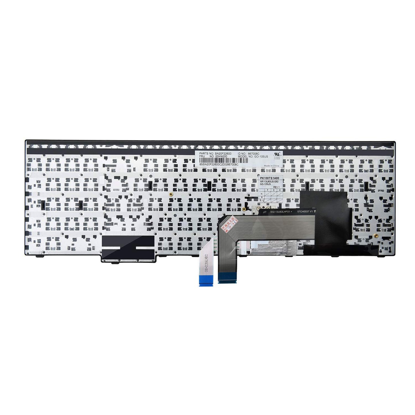 AUTENS Replacement Keyboard for Lenovo ThinkPad E550 E550c E555 E560 E565 Laptop No Backlight…