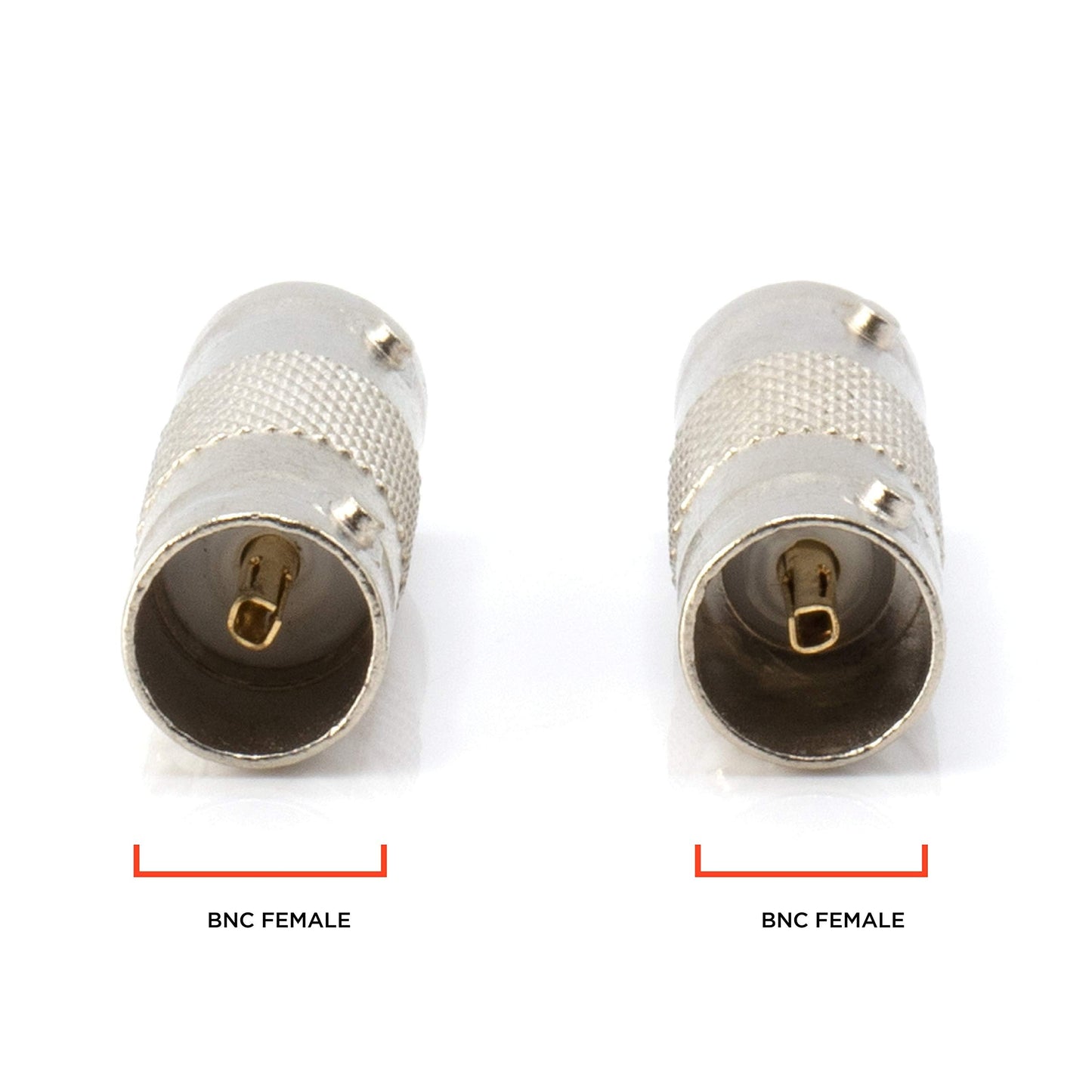 THE CIMPLE CO - BNC Connectors for Coaxial Cable - Female-to-Female Coax Couplers (Barrel Connectors) and Adapters for Security Cameras, CCTV, SDI