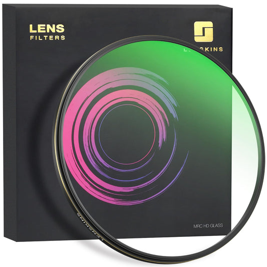 LENSKINS 52mm UV Protective Filter, 28-Layer Multi-Resistant Nano Coated, Ultra Slim, German Optics, Weather-Sealed, HD Clear Glass Ultra Violet