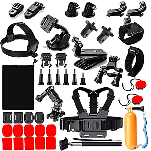44 in 1 Action Camera Accessory Combo Kit -Compatible with Insta360 One X4,X3,X2?One R, X?for Gopro Here 10,11