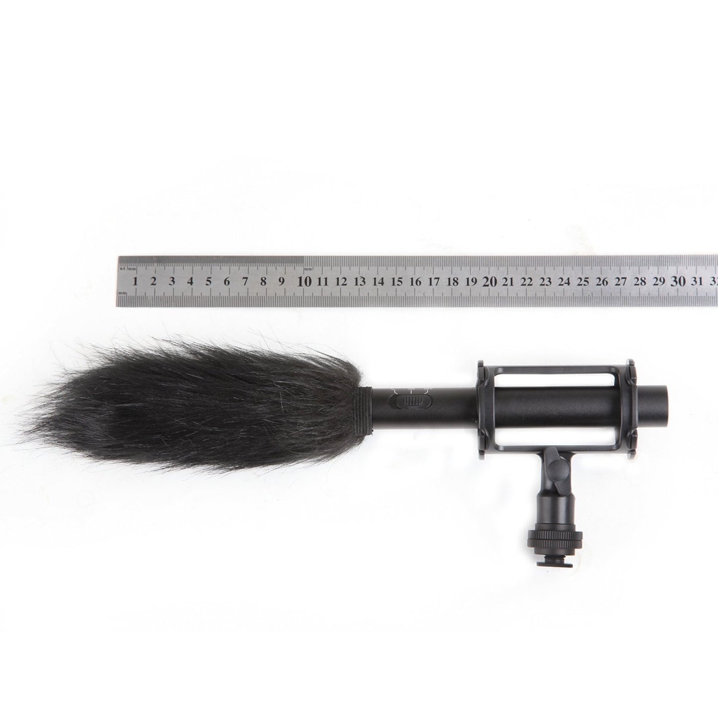 Movo WS4 Furry Outdoor Microphone Windscreen Muff 5" X 25mm (L x D) Shotgun Mic Windscreen for the Audio-Technica, Takstar, and Similar Mics