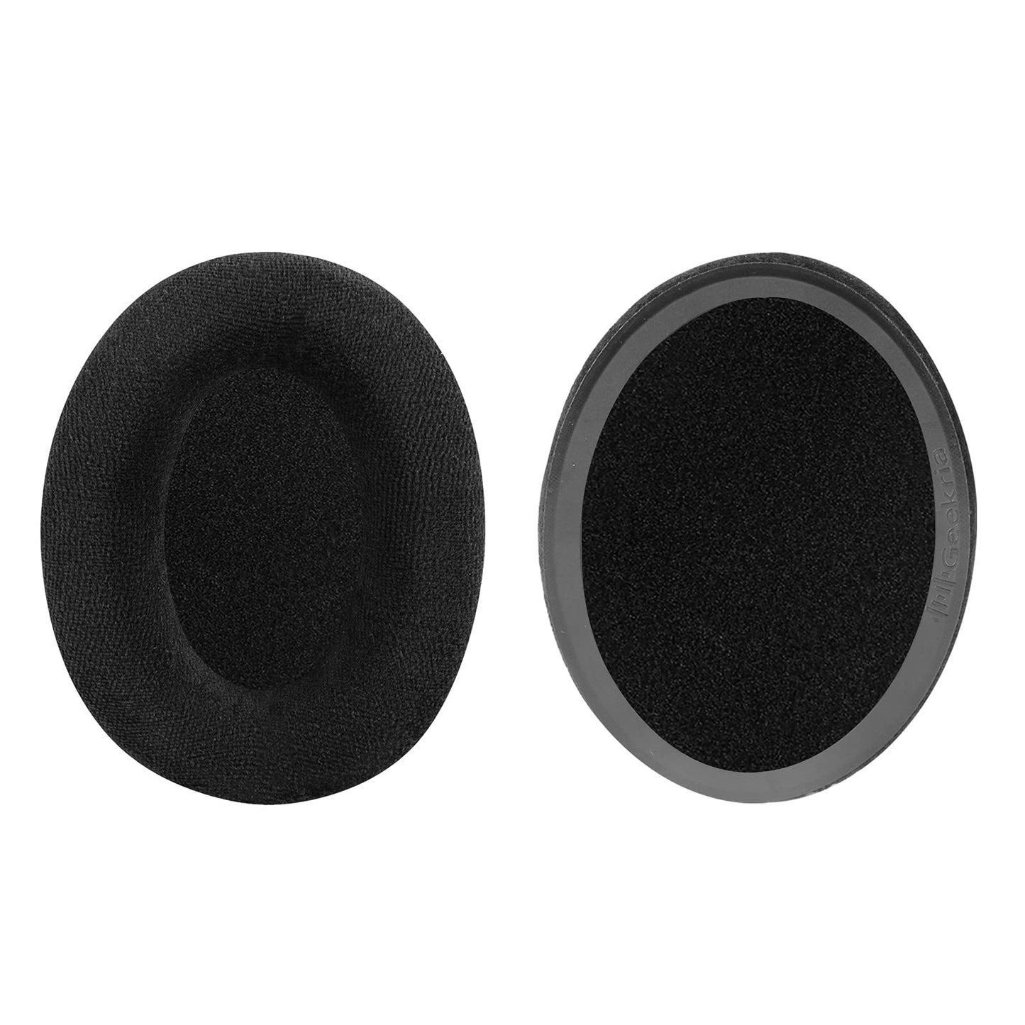 Geekria Comfort Velour Replacement Ear Pads for Sennheiser PXC350, HD 380/380 PRO, PC 350/350 SE, HME95, HMEC250 Headphones Ear Cushions, Repair Parts