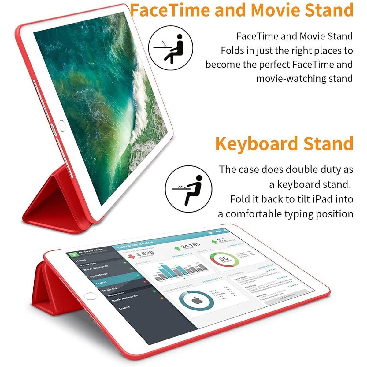 DuraSafe Cases iPad Air 3 2019 PRO 10.5 Inch 2017 [ Pro 10.5 Air 3rd ] MUUL2LL/A MUUK2LL/A MUUJ2LL/A MUUT2LL/A MUUR2LL/A MUUQ2LL/A Ultra Slim Smart