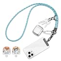 AOOMO Cell Phone Lanyard, Universal Adjustable Detachable Nylon Crossbody Lanyard,Necklace Lanyard & Wrist Strap with Phone Patch for All