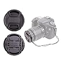 CamDesign43MM Snap-On Front Lens Cap/Cover Compatible with Canon, Nikon, Sony, Pentax, Samsung, Panasonic, Fujifilm, Olympus All DSLR Lenses