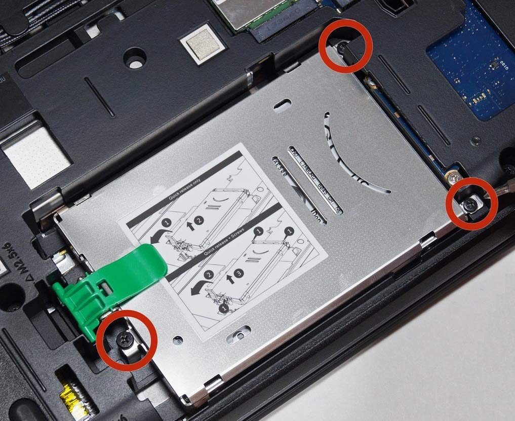 Replacement Hard Drive HDD SSD Caddy Frame Bracket for HP ZBook 15 ZBook 17 G1 G2 (Not fit G3 Model or Any Other Model)
