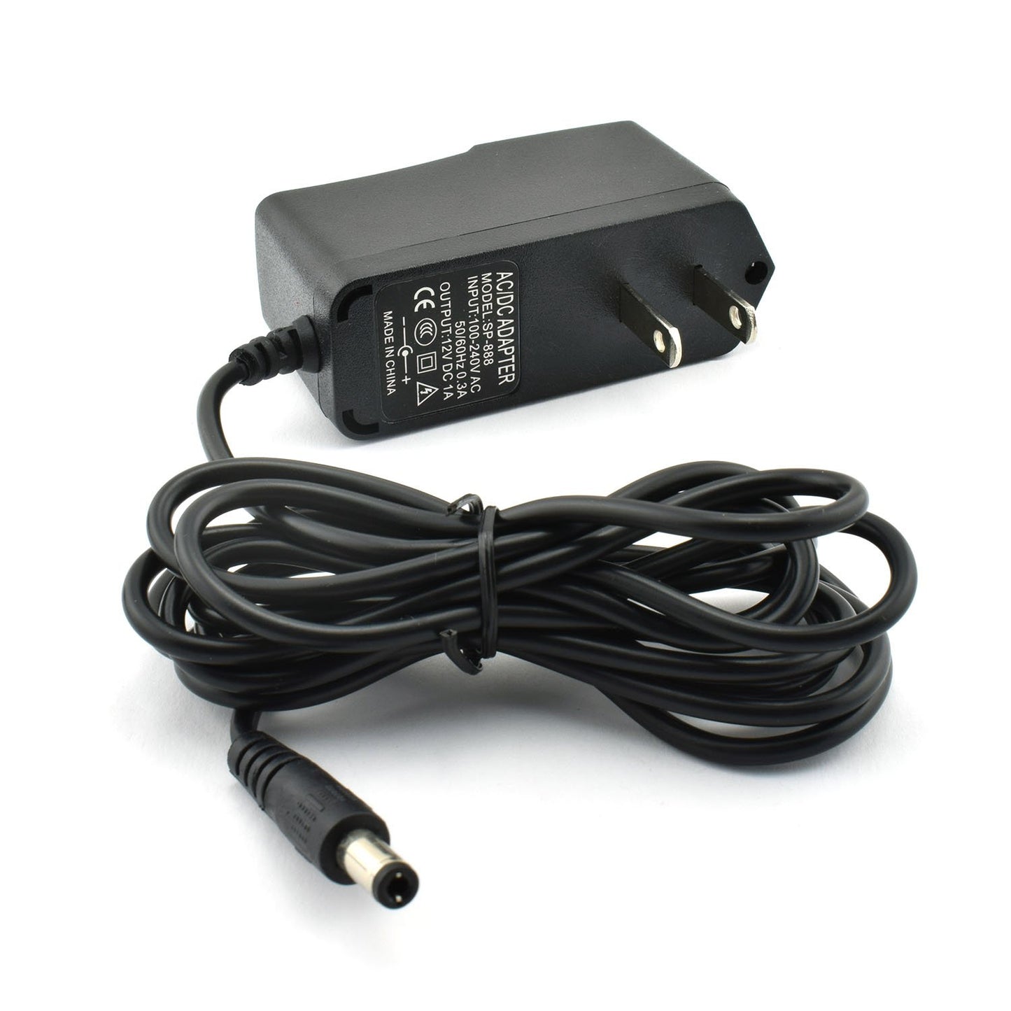 ZYAMY 12V 1A 12W AC/DC Power Adapter AC 110-240V to DC 12V 1000MA Power Supply Converter 2m Wire DC 5.5x2.5/2.1mm Charger for Router, STB, LED…