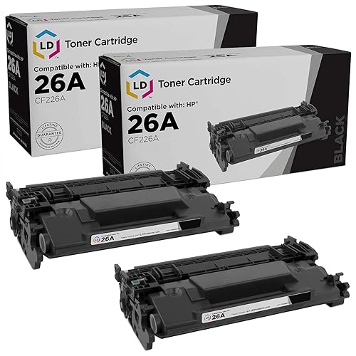LD Products Compatible Replacements for HP 26A Toner Cartridge CF226A 26X CF226X LaserJet Pro M402d M402dn M402dne M402dw M402n MFP M426fdw M426fdn