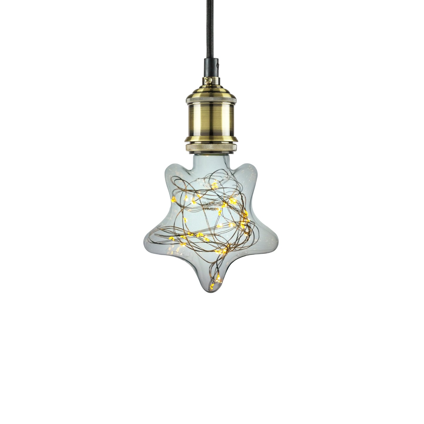 Sunlite 81194-SU LED Decorative String Light Bulb Star Shaped Lightbulb, 1 Pack, Warm White