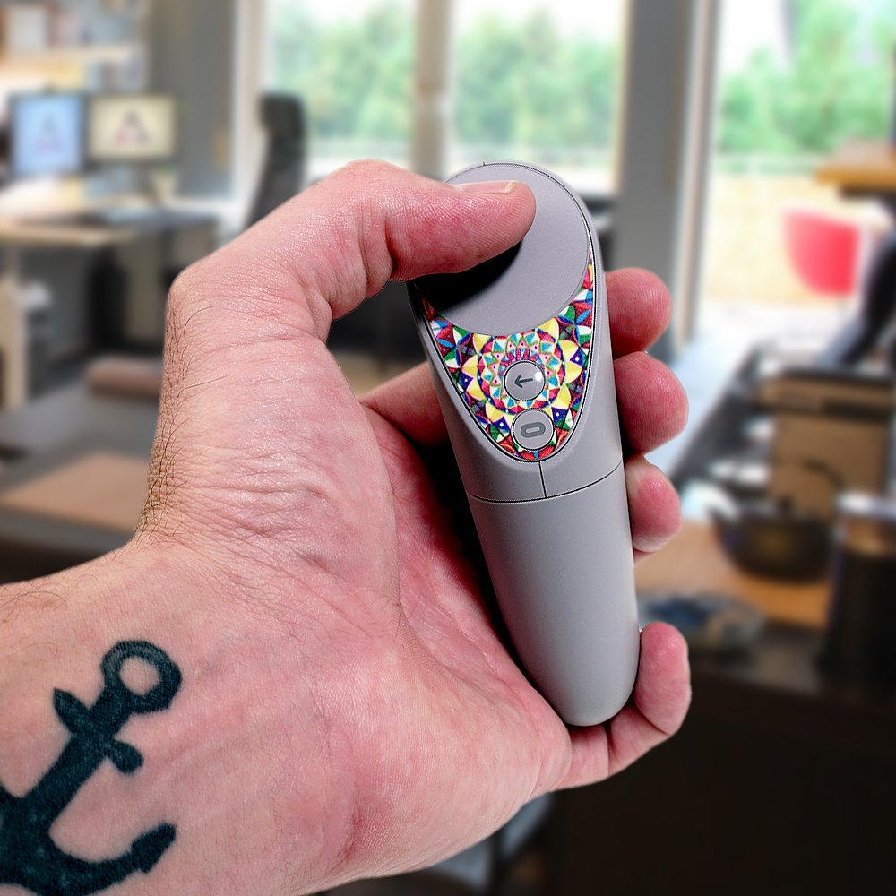 MightySkins Skin Compatible with Oculus Go Mobile VR - Paper Flowers | Protective, Durable, and Unique Vinyl Decal wrap Cover | Easy to Apply, Remove