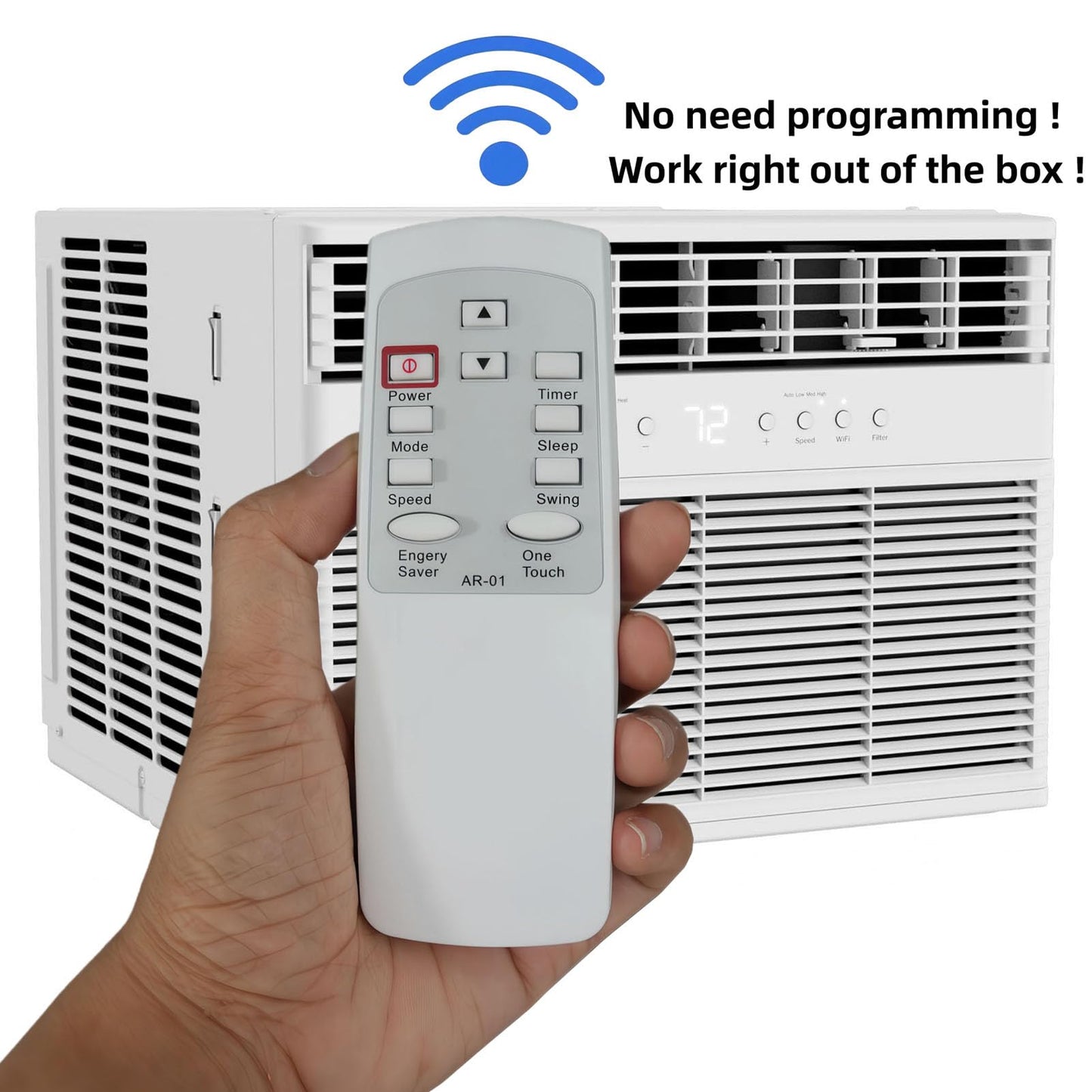 Replacement Remote Control for Toshiba Air Conditioner Remote Controller RAC-WK0612CRRU RAC-WK1212ESCWRU RAC-WK1012ESCWRU RAC-WK0812ESCWRU