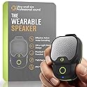 GOTOOLZ Wearable Bluetooth Speaker, Bluetooth 5.4 Clip On Wireless Speaker with Mic, TWS Function, 12Hrs Playtime, IPX7 Waterproof, Mini Portable