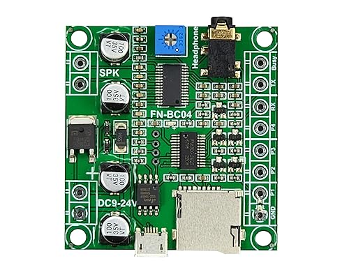 4 Buttons Triggered MP3 Player Board with 15W Amplifier and Solder Pads