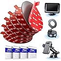 Adhesive Pad for Car Phone Mount: 6Pcs 2.76" Double Sided Tape Sticky Replacement for Dash Dashboard Windshield Suction Cup GPS Holder, 70mm Round